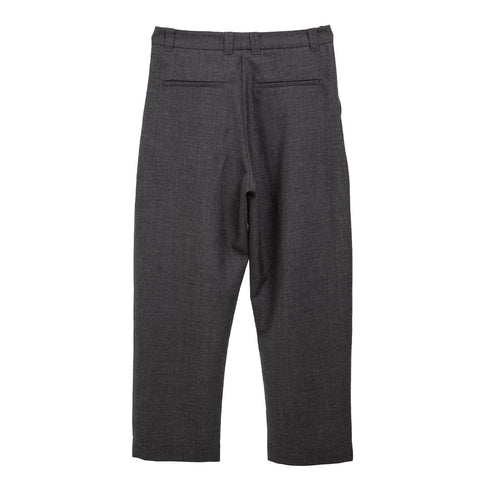 Studio Nicholson Tuck Tropical Wool Pant Tarmac 787 Degli Uberti